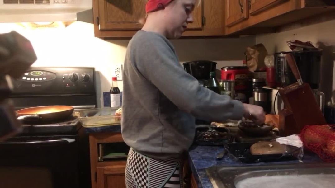 Free Surprise Sex while Making Dinner